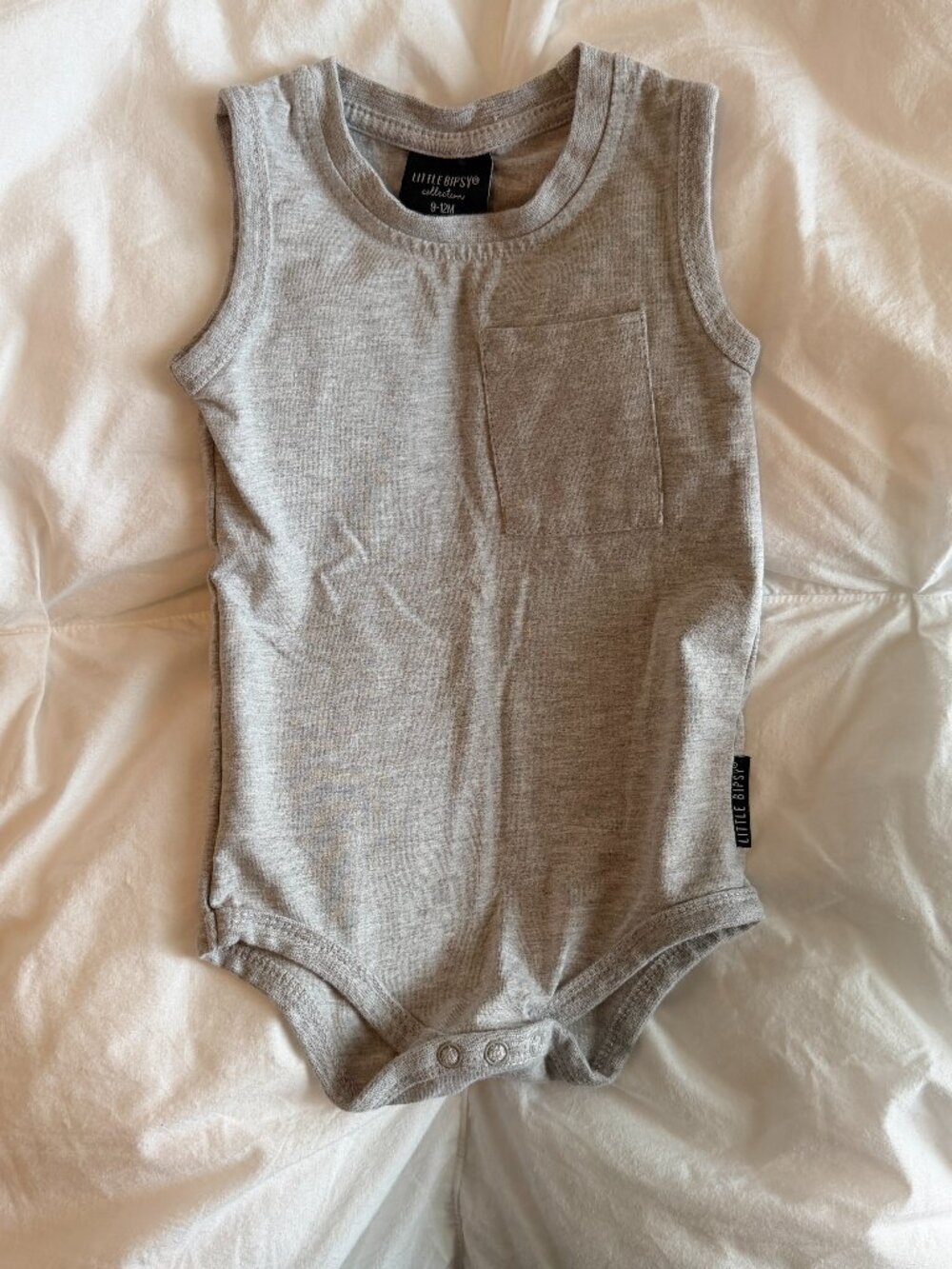Little Bipsy 9-12 Sleeveless Bodysuit